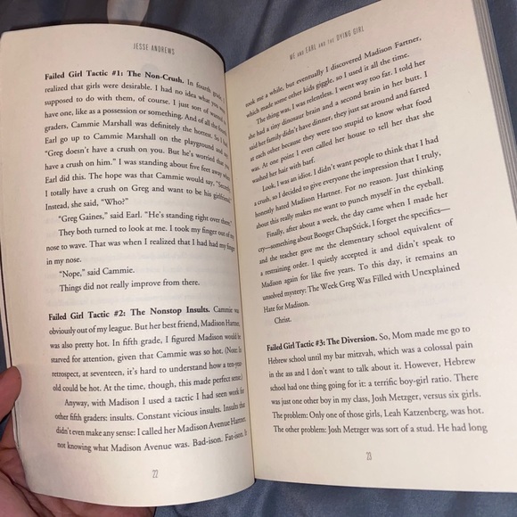 3/20 Books!📚 Me and Earl and the Dying Girl Book - Picture 5 of 6